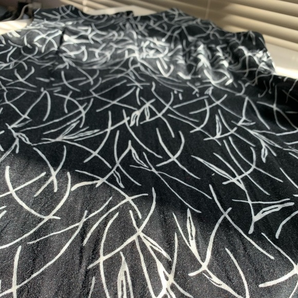 VINTAGE Scarlett midi dress black & white size 3 / 4 - Picture 13 of 13